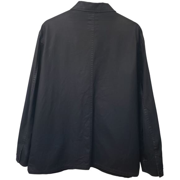 G-STAR Chore Worker Jacket Field Coat Waxed Canvas Black Men's Large - Picture 6 of 16